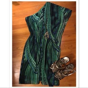 London Times One Shoulder Dress